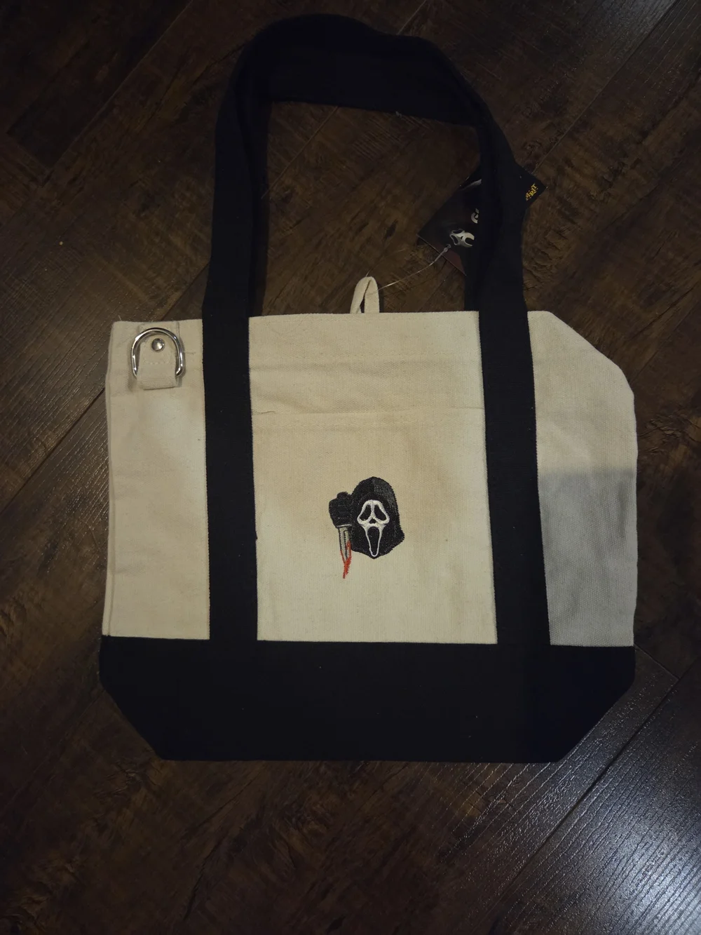Spirit Halloween viral Totes 3 Pack Ghostface, Jason & Skeleton Bat NWT